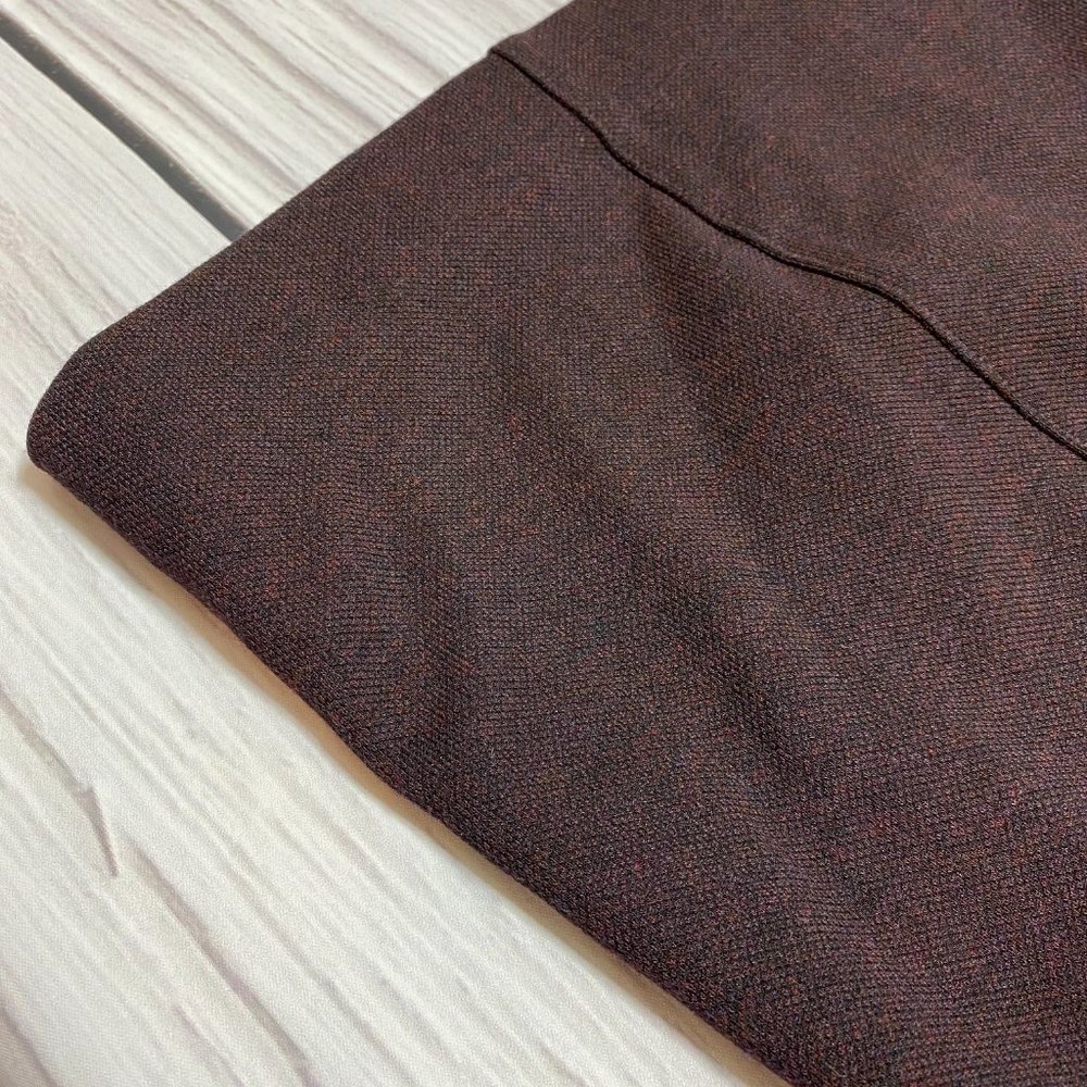 M.M. Lafleur Maggie Textured Ponte Dress Malbec - Picture 15 of 16